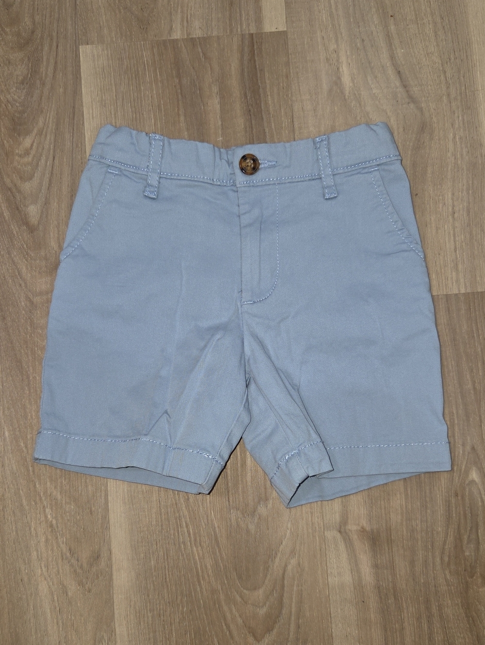 •Carter's• Little Boys Light Blue Chino Shorts